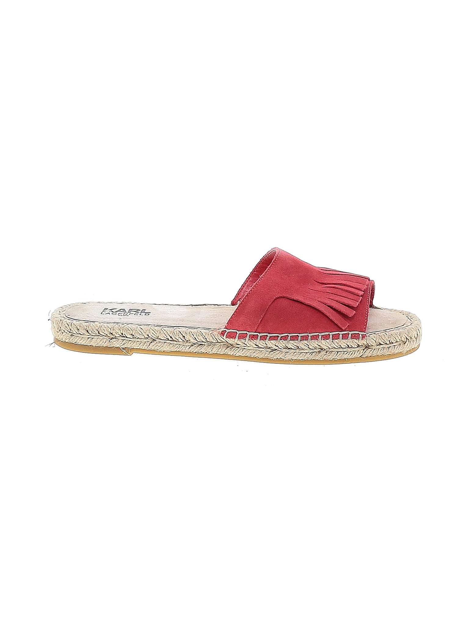 Karl Lagerfeld Paris Red Sandals Size 9 - 71% off | ThredUp