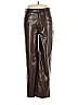 Abercrombie & Fitch Brown Faux Leather Pants Size 10 - photo 1