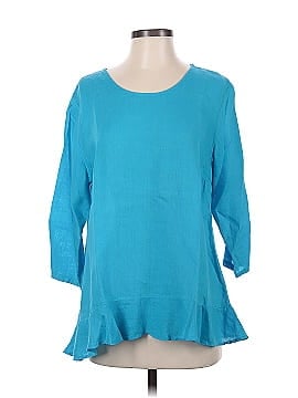 Match Point U.S.A. 3/4 Sleeve Blouse (view 1)