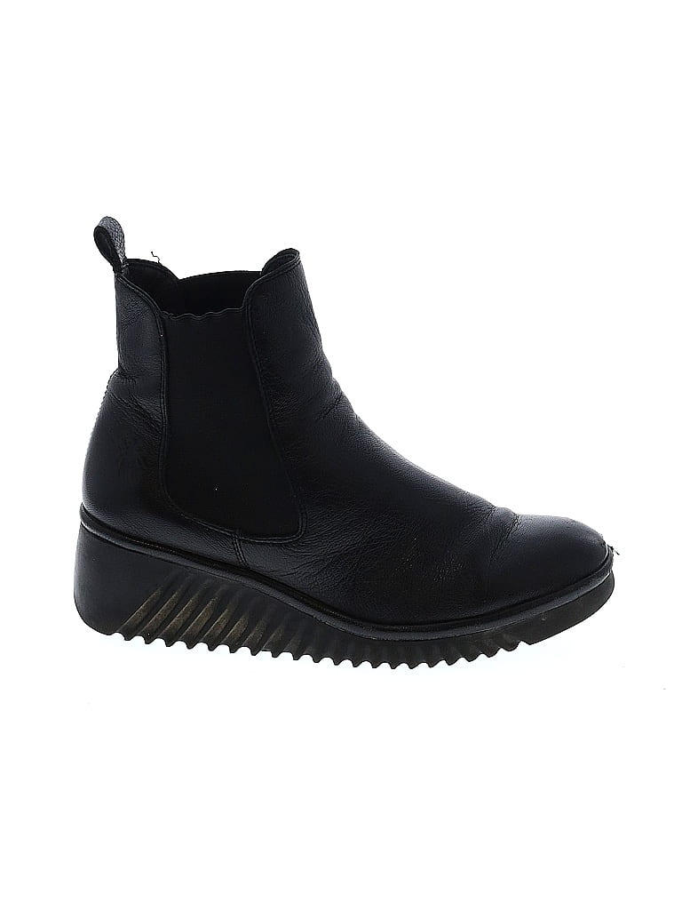 FLY London Black Ankle Boots Size 37 (EU) - 67% off | ThredUp