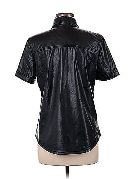NY&C Faux Leather Top (view 2)