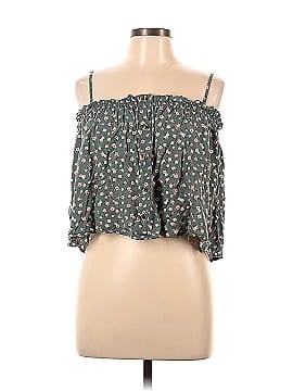 Camellia Sleeveless Button-Down Shirt (view 1)