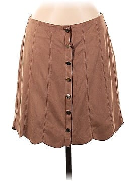 Chelsea & Theodore Faux Leather Skirt (view 1)