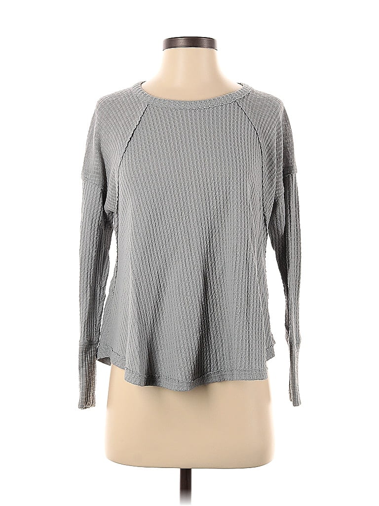 Eri + Ali Gray Pullover Sweater Size S - photo 1