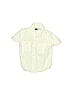 Baby Gap 100% Cotton Solid Yellow Short Sleeve Button-Down Shirt Size 2 - photo 1
