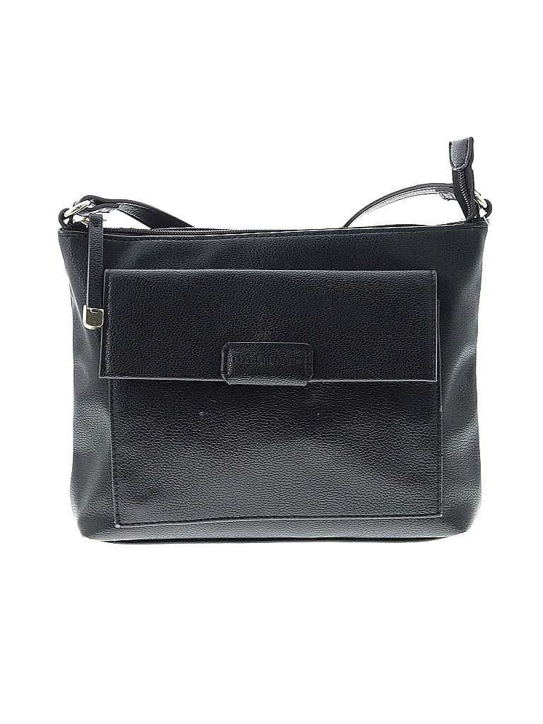Liz Claiborne 100% Polyurethane Black Crossbody Bag One Size - photo 1