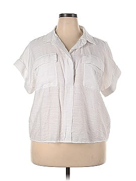Simply Vera Vera Wang Short Sleeve Button-Down Shirt (view 1)