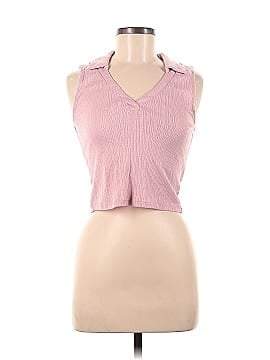Pink Rose Sleeveless Polo (view 1)