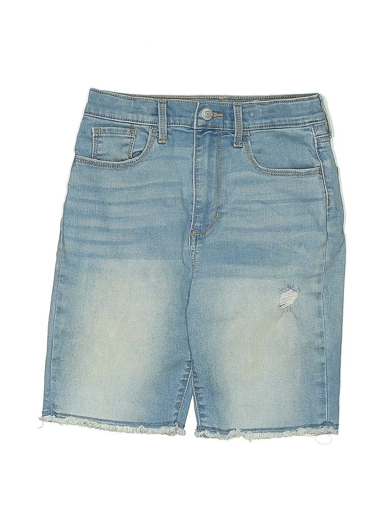 Old Navy Blue Denim Shorts Size 14 - photo 1