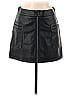 Free People 100% Polyurethane Black Faux Leather Skirt Size 6 - photo 1