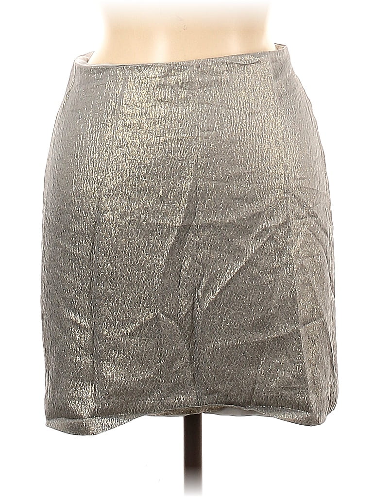 Click to view more detailed imagery on our partner's website Pre-owned Ann Taylor Formal Skirt In Silver