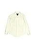 Brooks Brothers 100% Cotton Solid Yellow Ivory Long Sleeve Button-Down Shirt Size 8 - photo 1