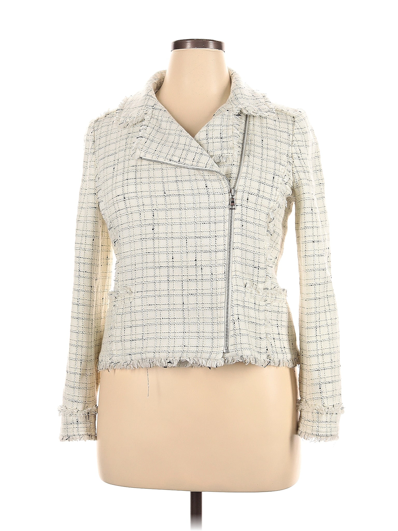 Ann Taylor Frill Edge Blazer Size 14