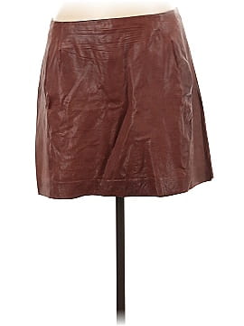 Vince. Faux Leather Skirt (view 1)
