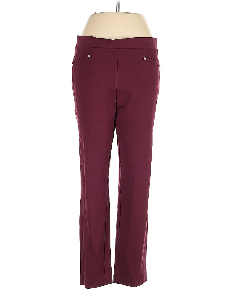 Jones Studio Burgundy Active Pants Size M - photo 1
