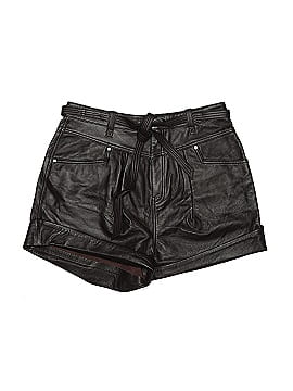 L'academie los angeles Leather Shorts (view 1)