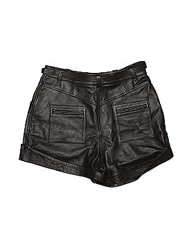 L'academie los angeles Leather Shorts (view 2)