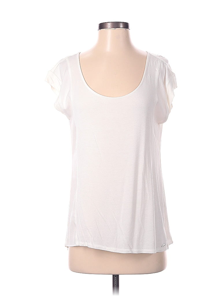 Calvin Klein White Short Sleeve Top Size S - photo 1