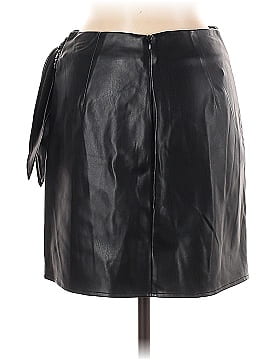 Lucy Paris Faux Leather Skirt (view 2)