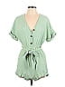 lost & wander Solid Green Romper Size S - photo 1