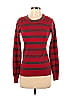 The Limited Stripes Red Pullover Sweater Size XS - photo 1