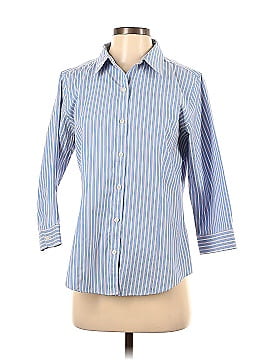 L.L.Bean 3/4 Sleeve Button-Down Shirt (view 1)