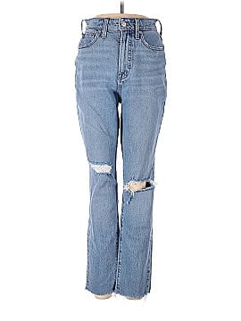 Madewell The Curvy Perfect Vintage Jean in Bradwell Wash: Ripped Edition (view 1)