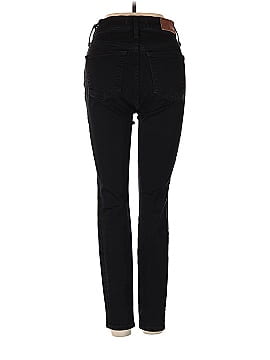 Madewell 9" Mid-Rise Skinny Jeans in ISKO Stay Black&trade; (view 2)