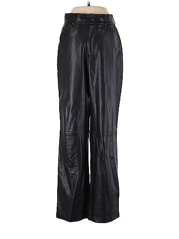 Zara Faux Leather Pants (view 1)