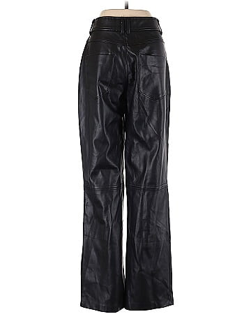 Zara Faux Leather Pants (view 2)