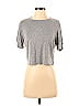 Nux Gray Short Sleeve Top Size S - photo 1