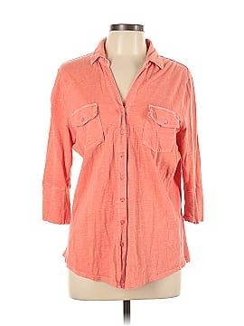 SONOMA life + style 3/4 Sleeve Button-Down Shirt (view 1)