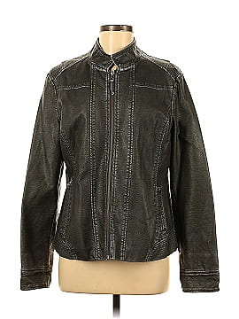 French Dressing Faux Leather Jacket (view 1)