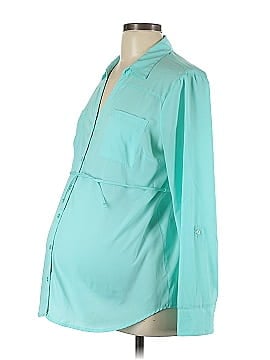 Motherhood Long Sleeve Button-Down Shirt (view 1)