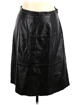 Jessica London Leather Skirt (view 1)