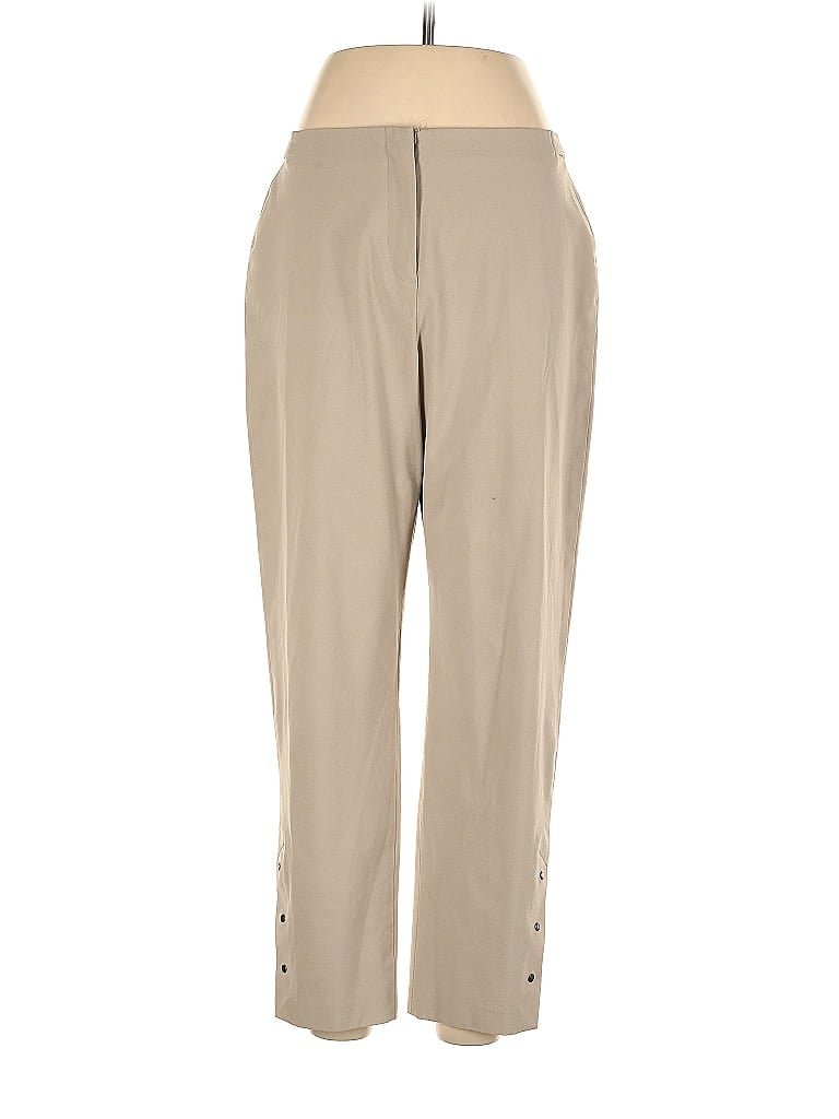 Co & Eddy Solid Tan Dress Pants Size M - photo 1
