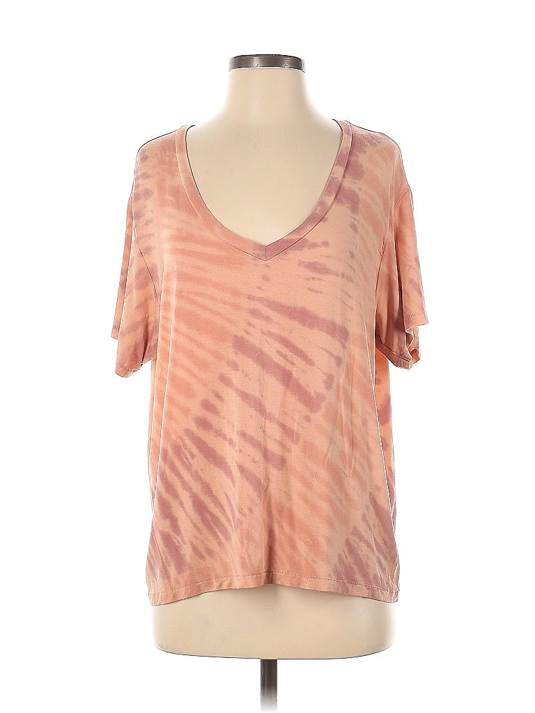 American Eagle Outfitters Ombre Tie-dye Pink Short Sleeve T-Shirt Size S - photo 1