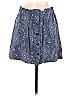 Madewell 100% Lenzing Modal Floral Motif Acid Wash Print Paisley Batik Blue Casual Skirt Size M - photo 1
