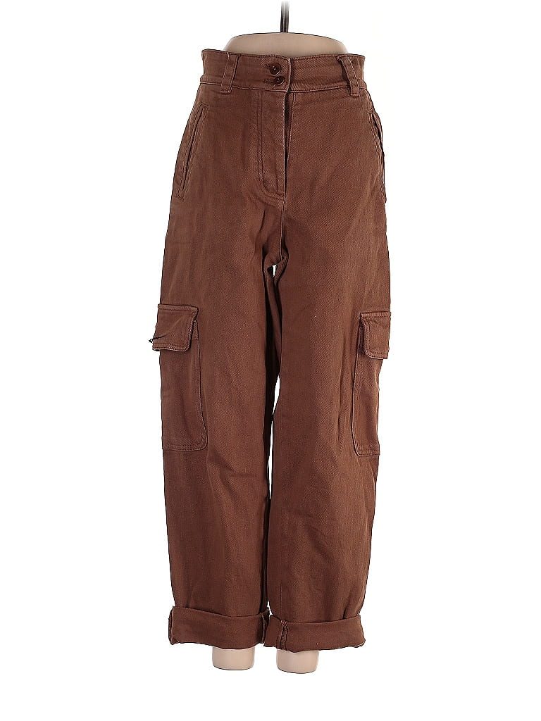 Wilfred Free Tortoise Brown Cargo Pants Size 2 - photo 1