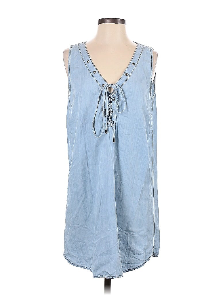 Staccato 100% Tencel Blue Casual Dress Size S - photo 1