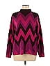 Ann Taylor Factory Chevron-herringbone Chevron Burgundy Pullover Sweater Size M - photo 1