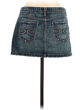 Lux Denim Skirt (view 2)
