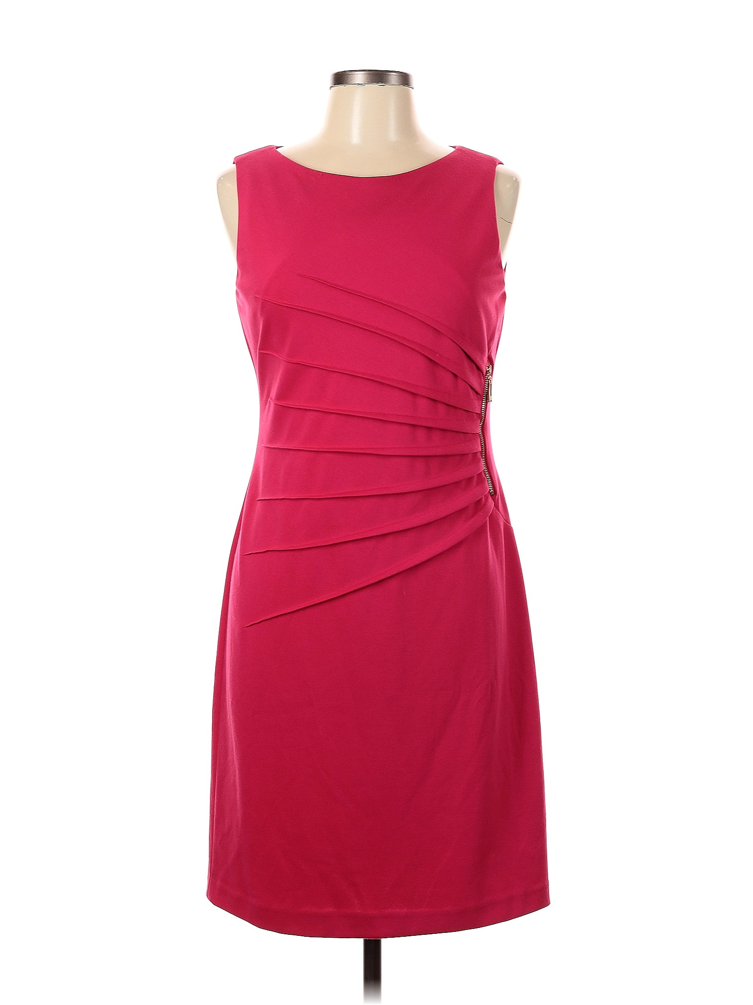 Ivanka Trump Solid Burgundy Cocktail Dress Size 10 - 80% off | ThredUp