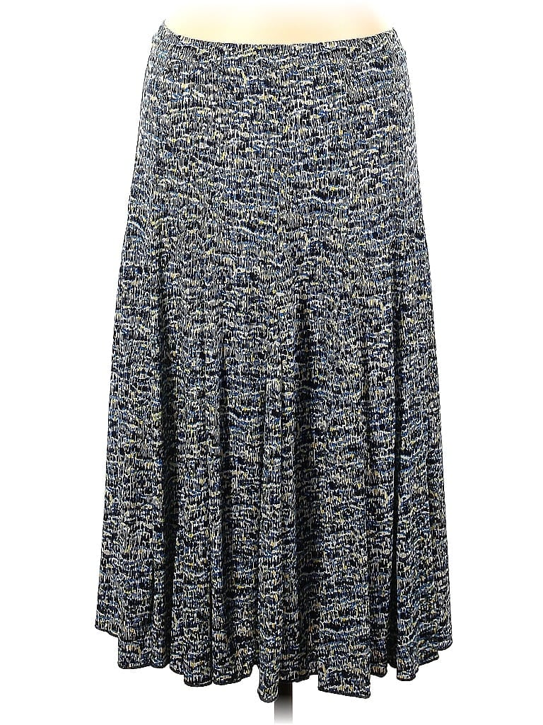 PREMISE Marled Blue Casual Skirt Size M - photo 1