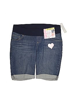 Great Expectations Maternity Denim Shorts (view 1)