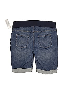 Great Expectations Maternity Denim Shorts (view 2)