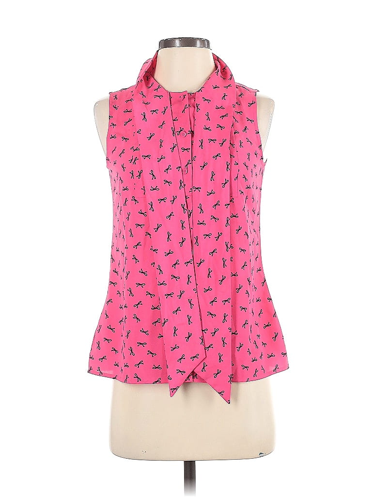 Ann Taylor LOFT 100% Polyester Pink Sleeveless Blouse Size XS - photo 1