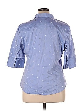 7th Avenue Design Studio New York & Company 3/4 Sleeve Button-Down Shirt (view 2)