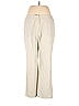 Petite Sophisticate 100% Cotton Solid Ivory Dress Pants Size 12 - photo 1