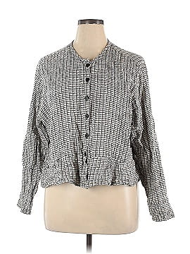 Flax Long Sleeve Button-Down Shirt (view 1)
